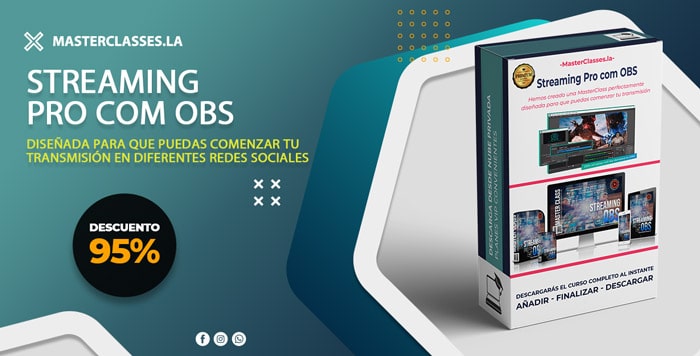 Streaming Pro com OBS - MasterClasses.la