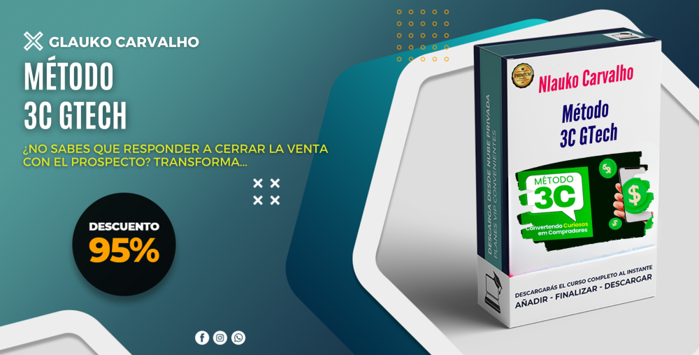 Método 3C GTech – Glauko Carvalho