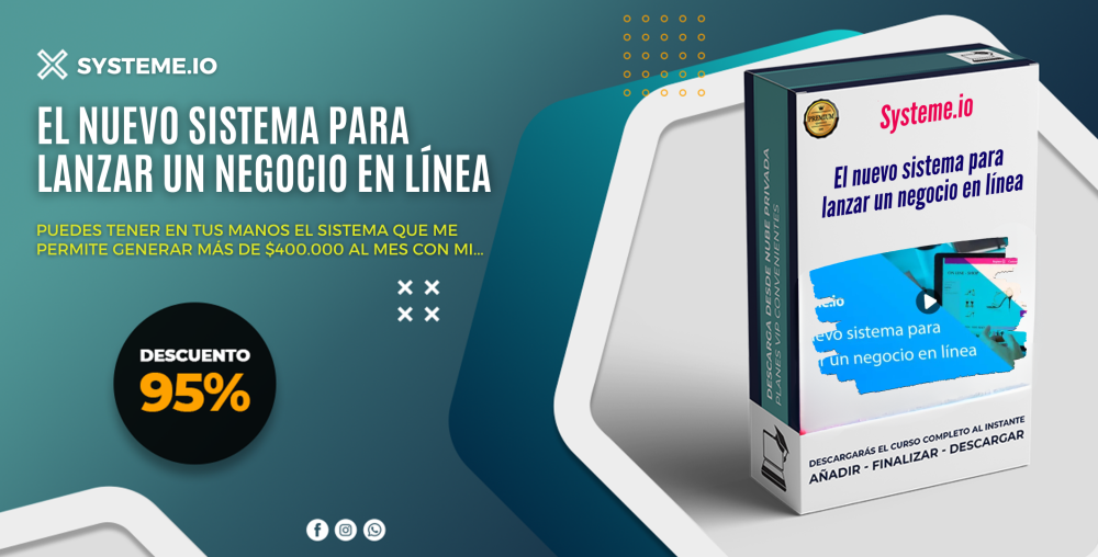 El nuevo sistema para lanzar un negocio en línea - Systeme.io