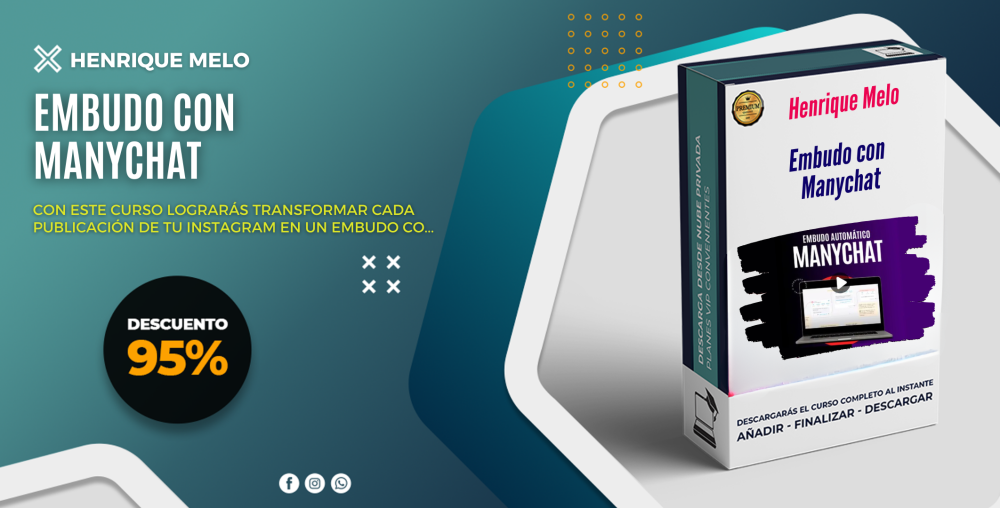 Embudo con Manychat – Henrique Melo