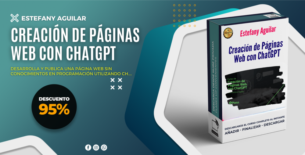 Creación de Páginas Web con ChatGPT - Estefany Aguilar