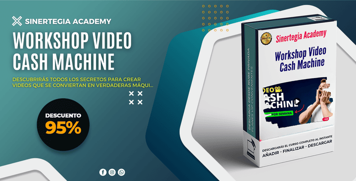 Workshop Video Cash Machine – Sinertegia Academy
