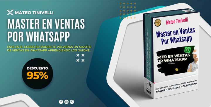Master en Ventas Por Whatsapp – Mateo Tinivelli