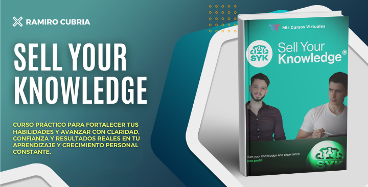 Sell your knowledge - Ramiro Cubria